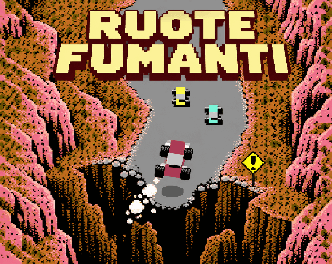 Ruote Fumanti, illustrazione di copertina
